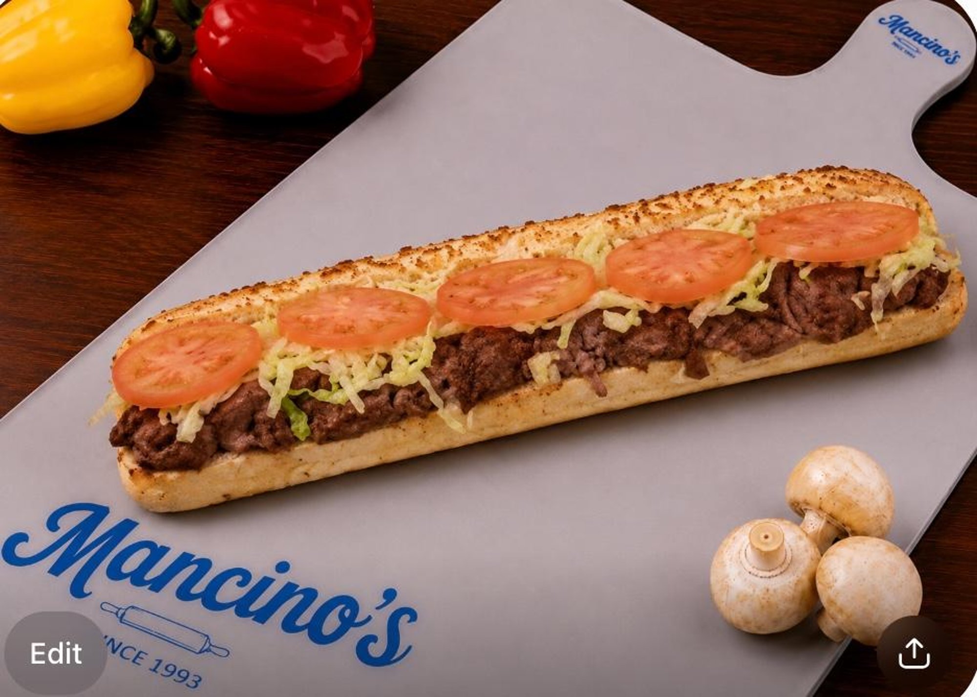 Whole Roast Beef Grinder