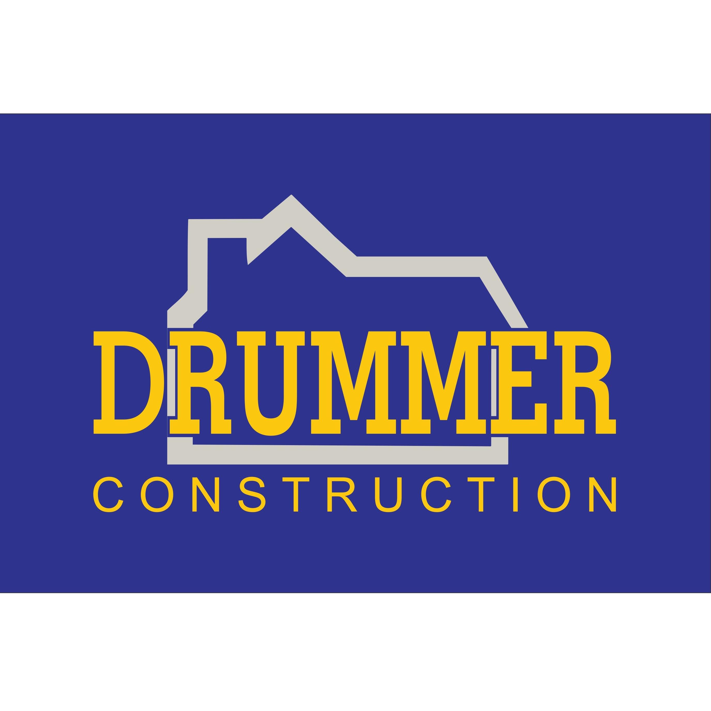 Drummer Construction Logo