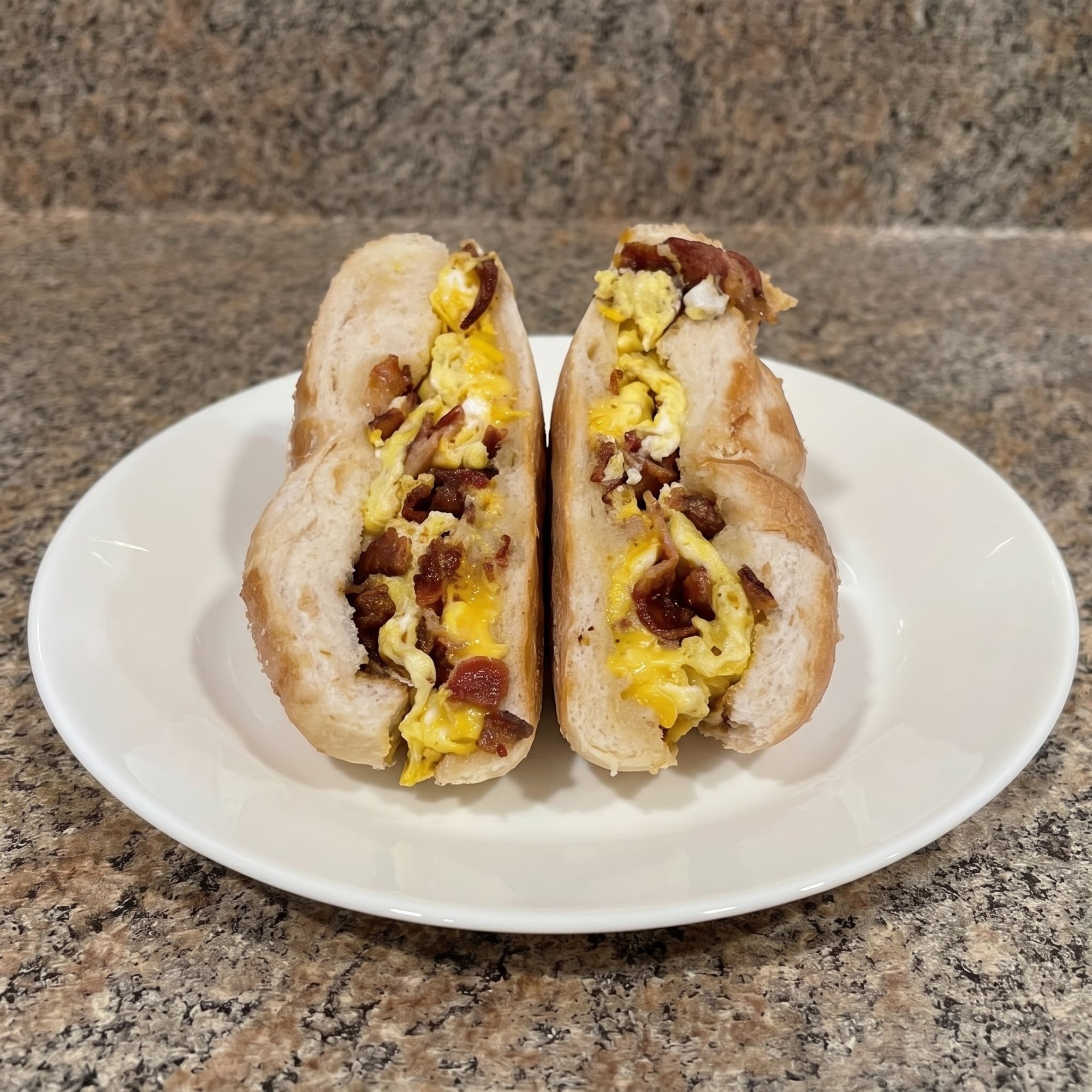 2 Eggs, Meat & Cheese Sandwich