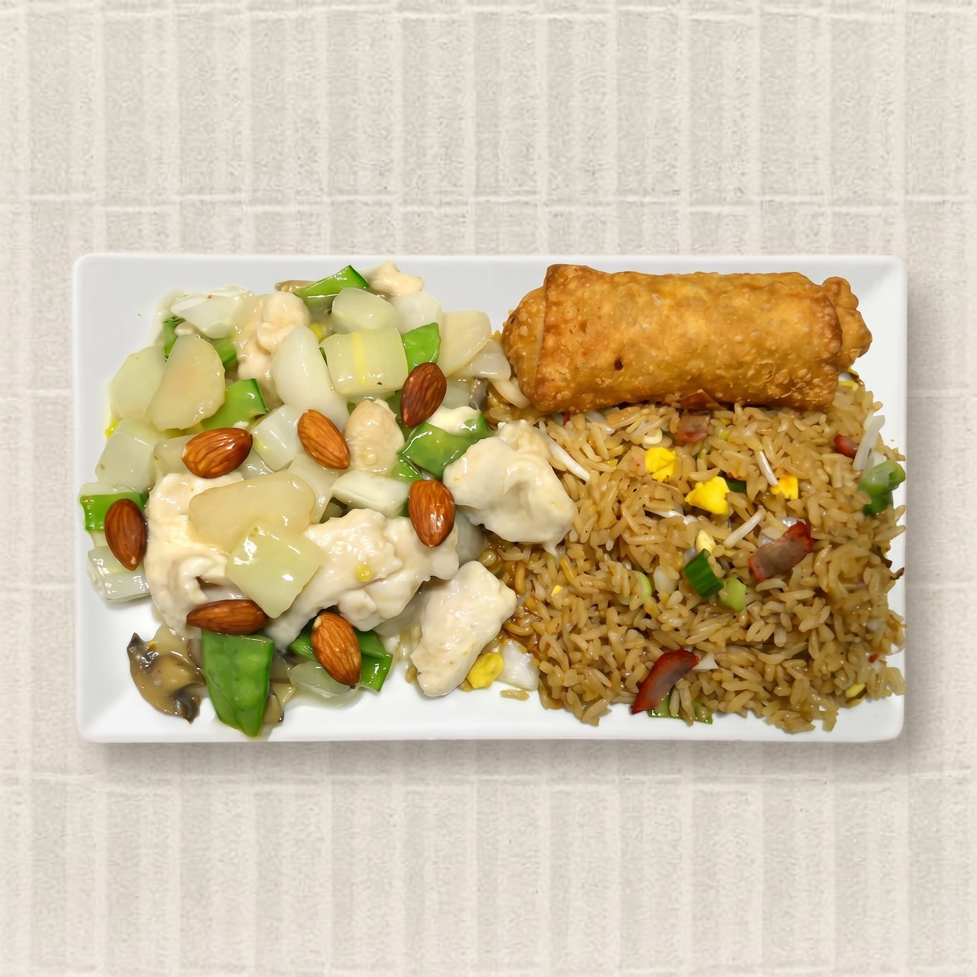 22. Chicken Almond Ding Platter