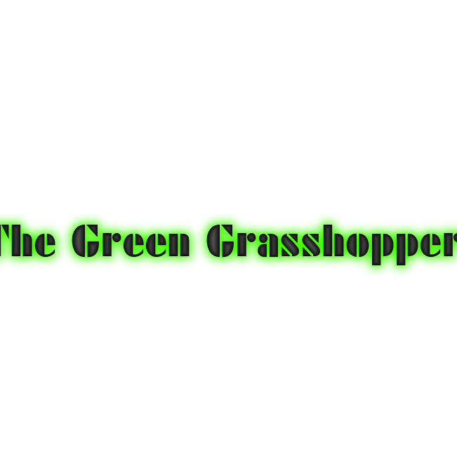 The Green Grasshopper Logo