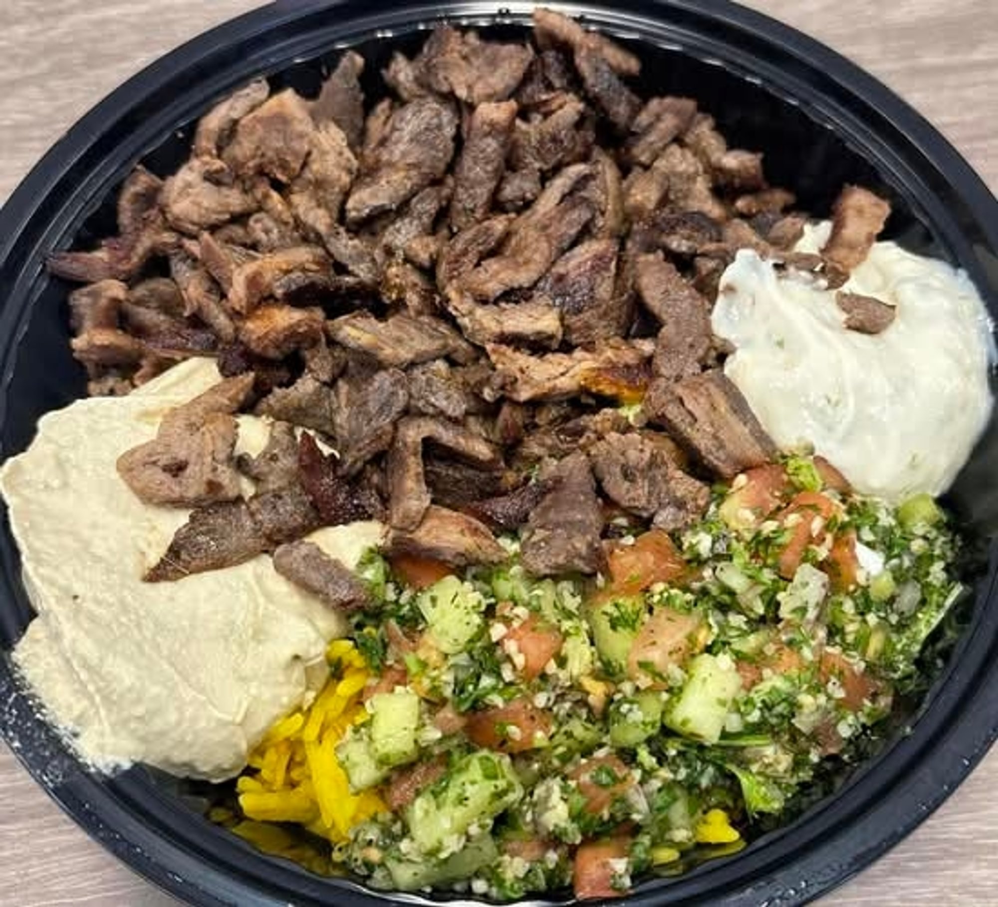 Beef Shawarma Mediterranean Bowl