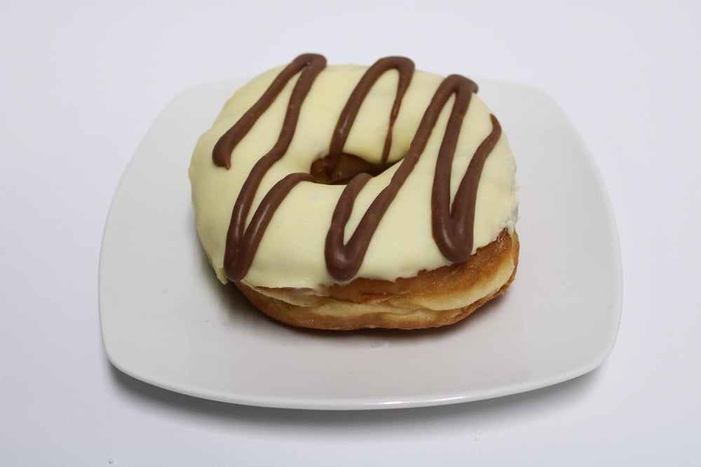 Banana Iced W/ Chocolate Drizzle