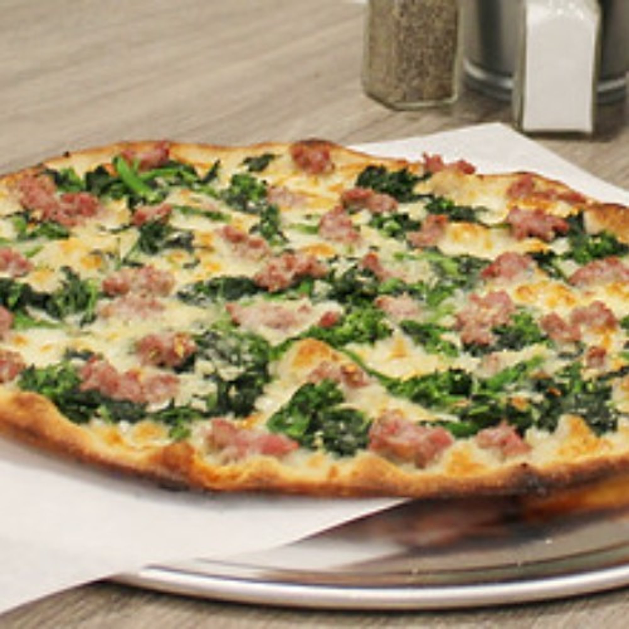 White Broccoli Rabe & Lamberti Sausage Pizza (Small)