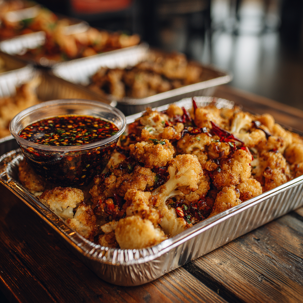 Fried Cauliflower Tray