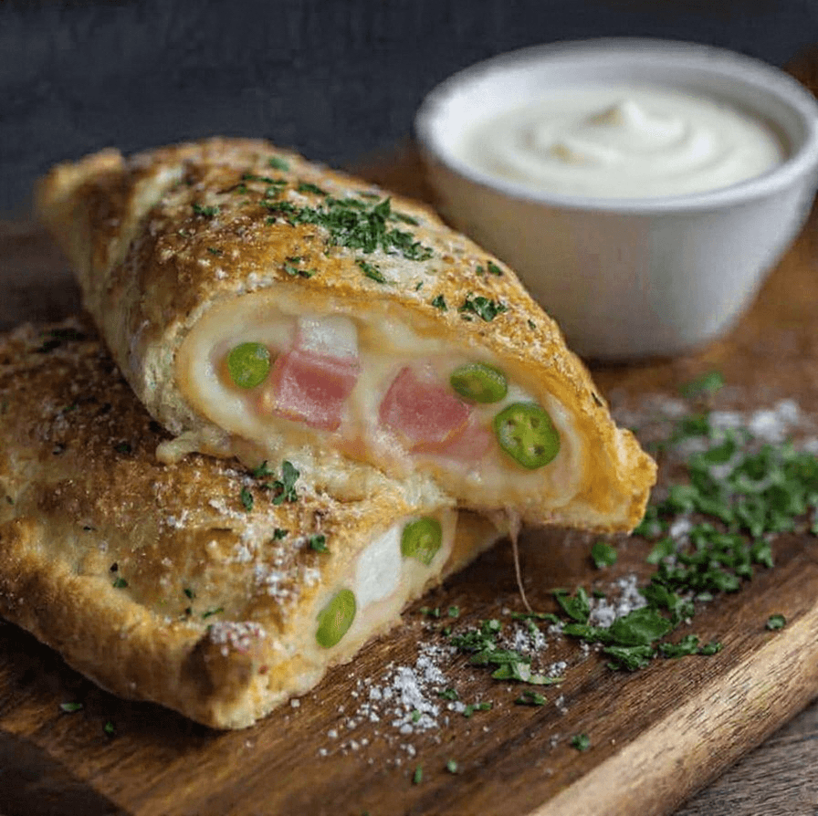 Chicken Bacon Ranch Calzone