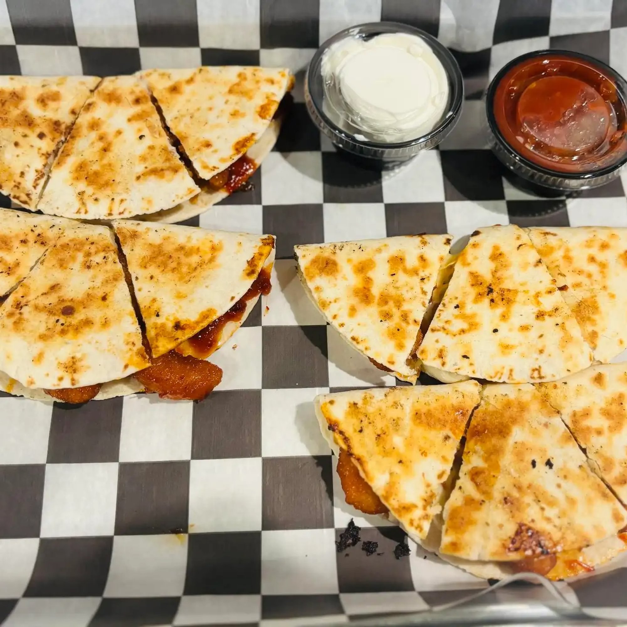 Slam Dunk Shrimp Quesadilla