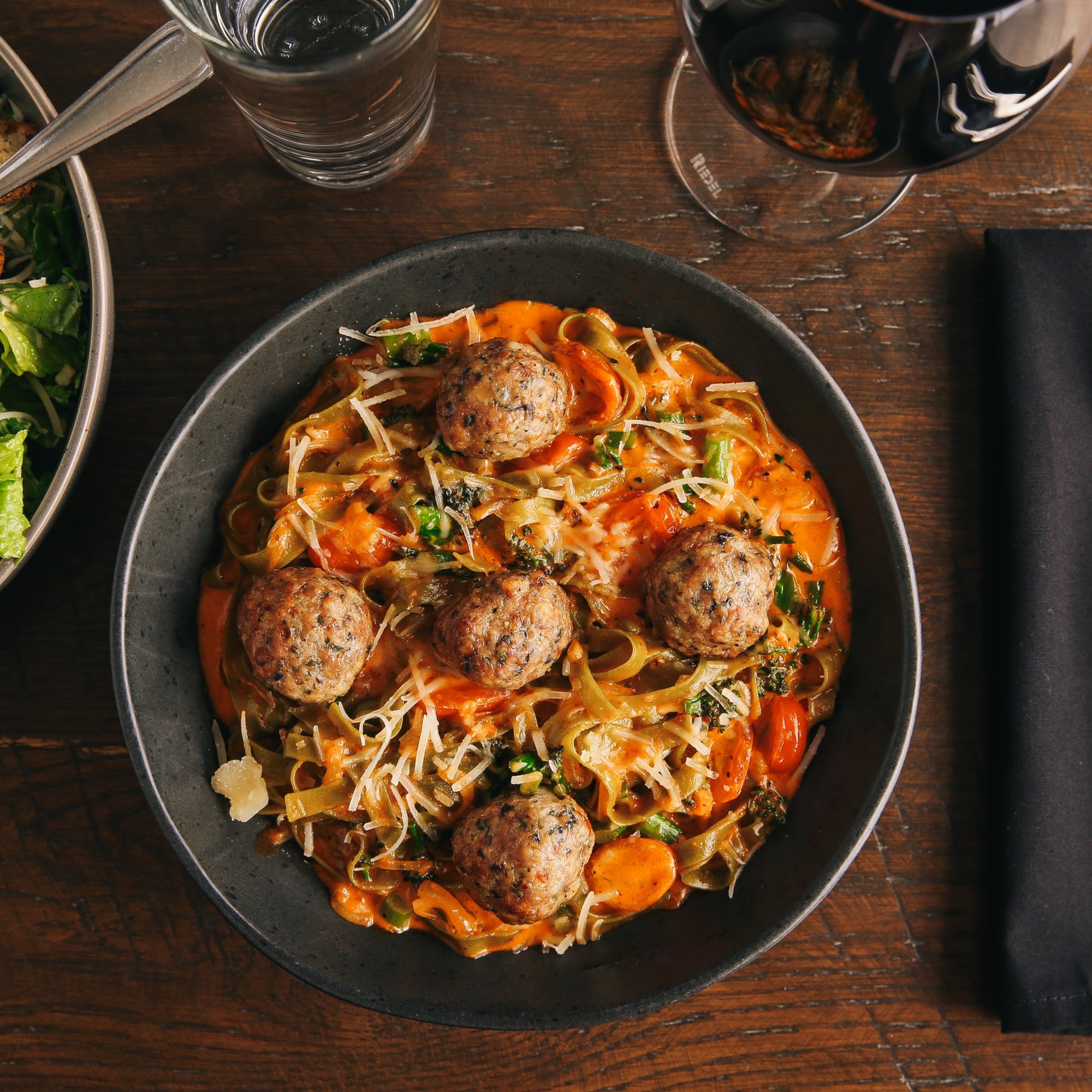 Duck + Capocollo Meatball Pasta