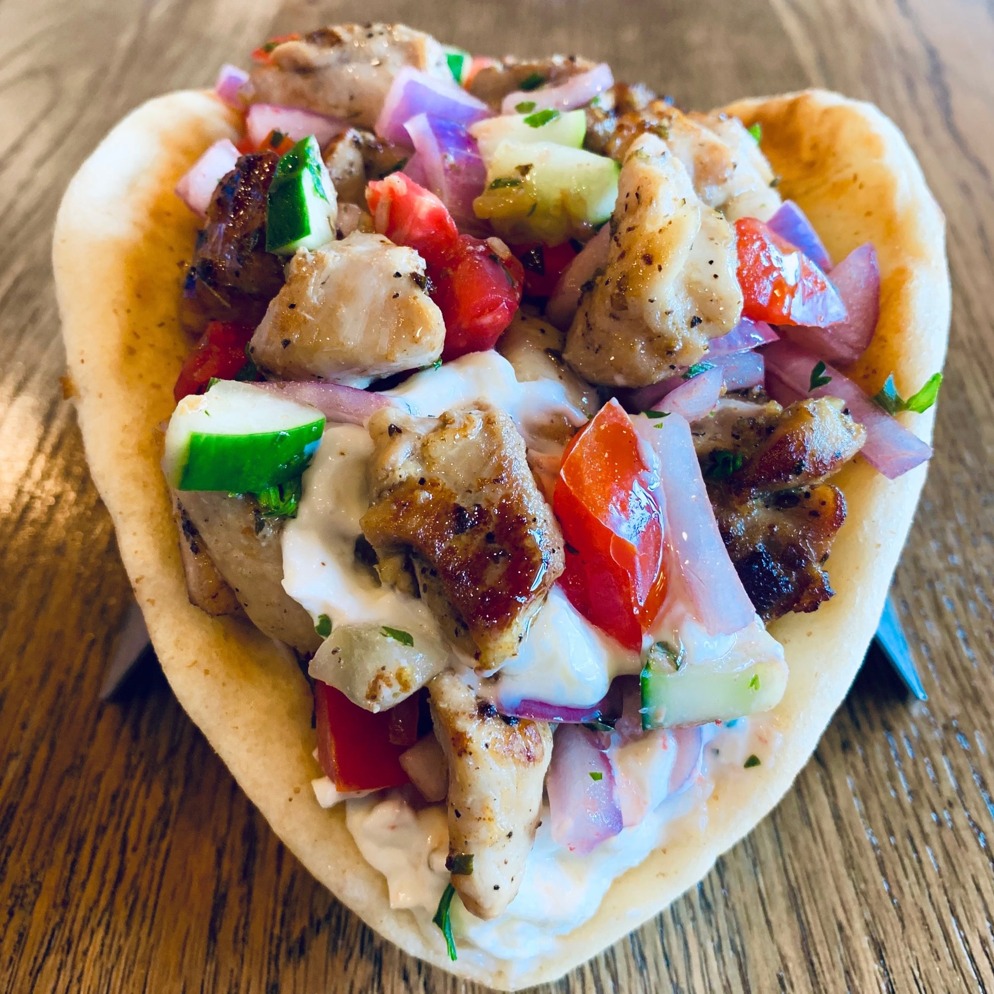 Greco Chicken Pita Wrap