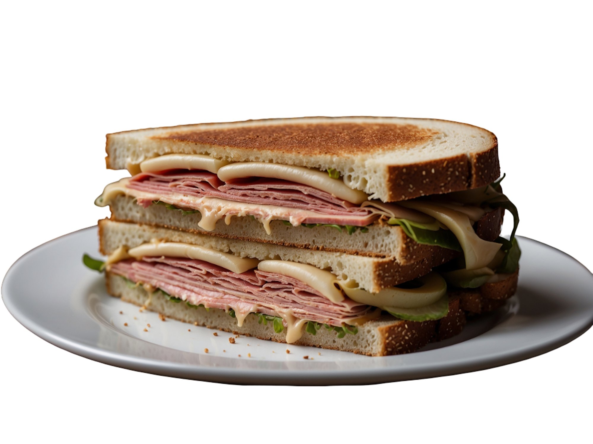 Homemade Reuben on Rye