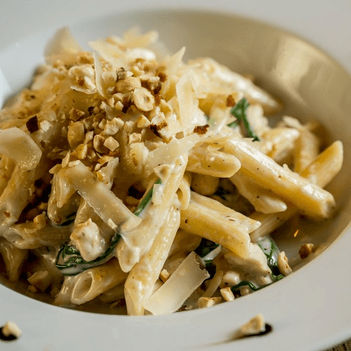 Grilled Chicken Spinach Pasta