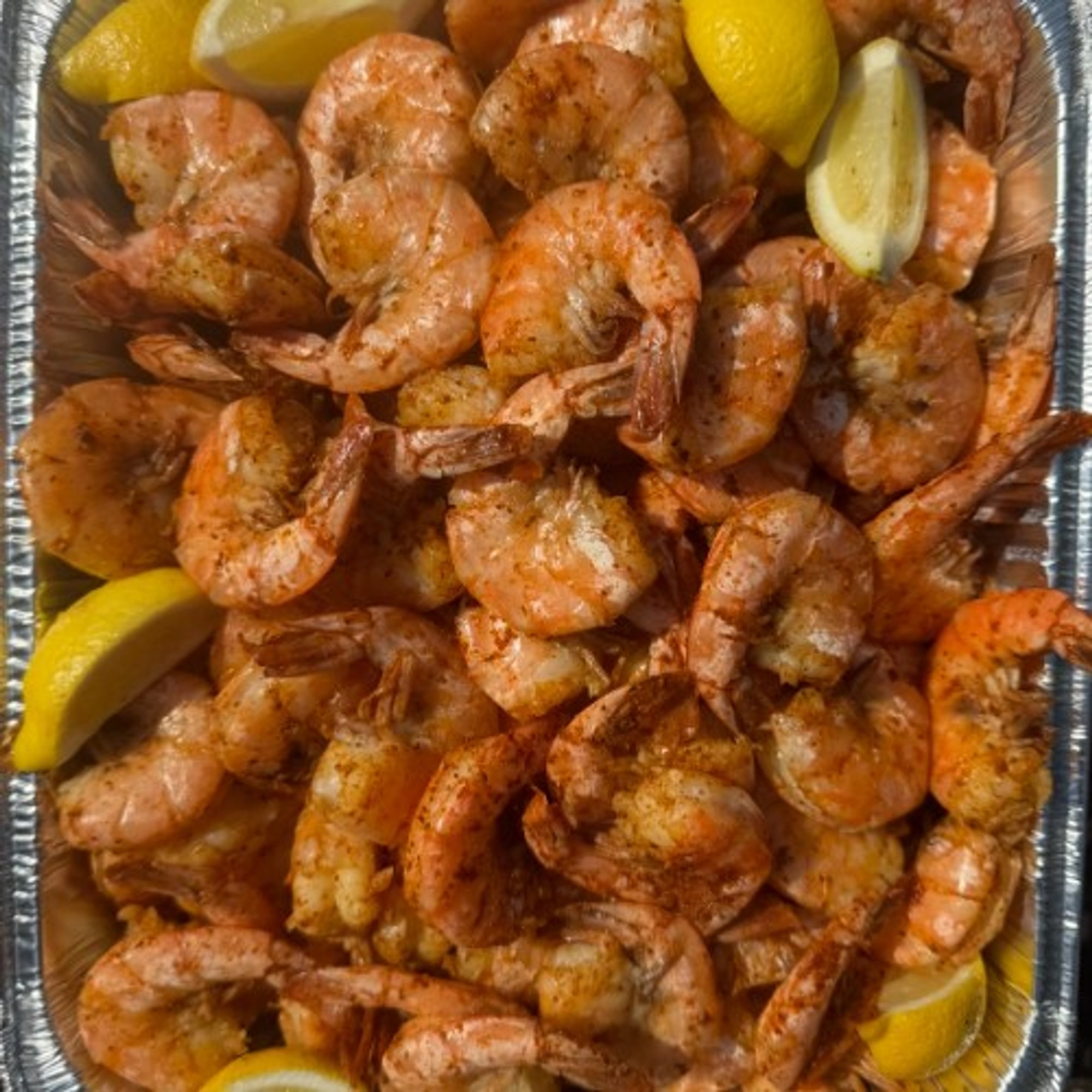 Large Wild Caught Steamed Shrimp 1/2 Lb