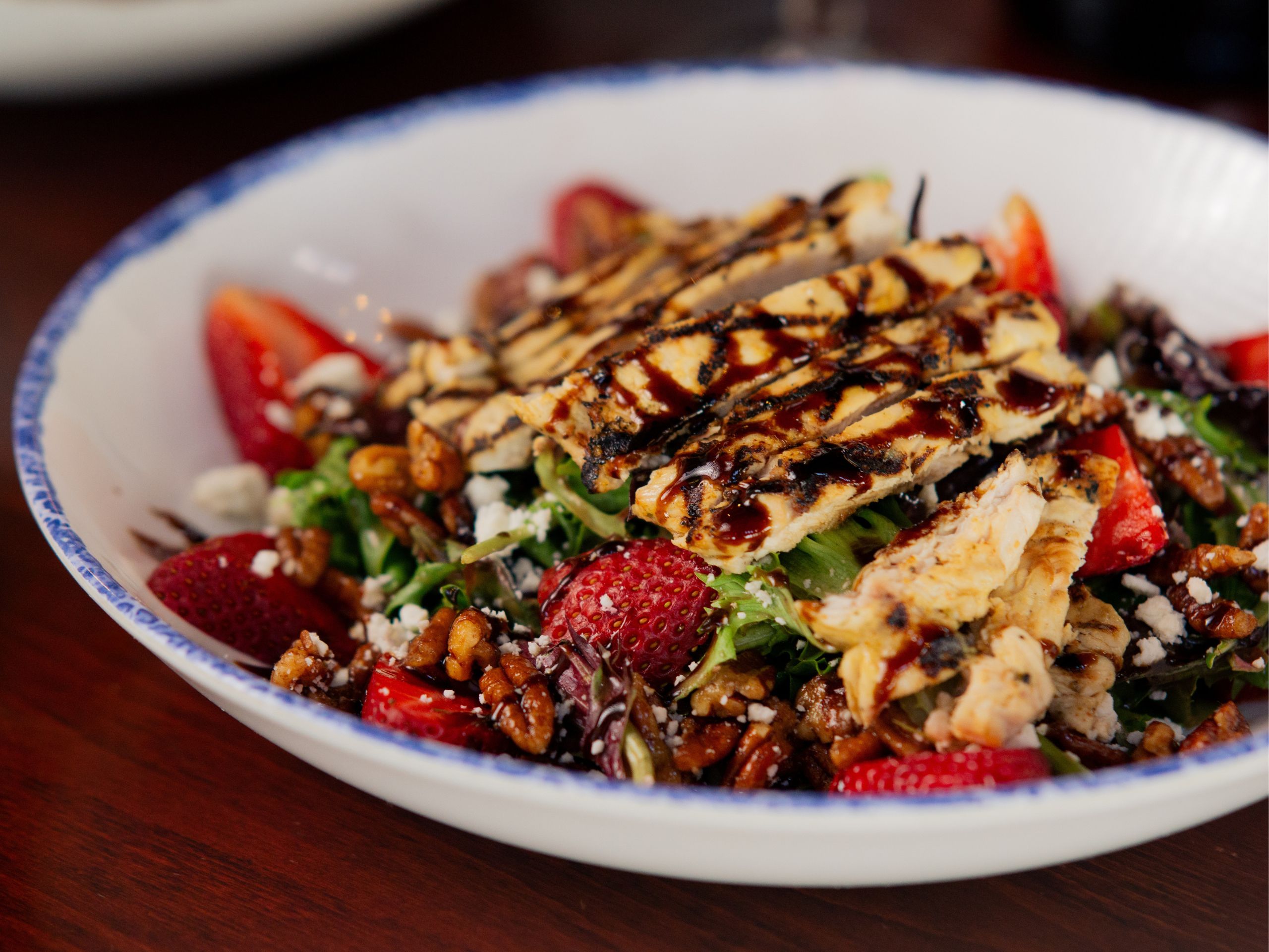 Strawberry Balsamic Chicken Salad