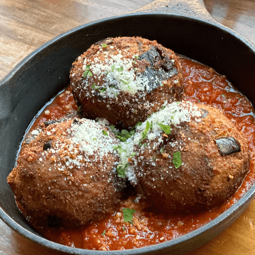 Eggplant Parmesan Meatballs