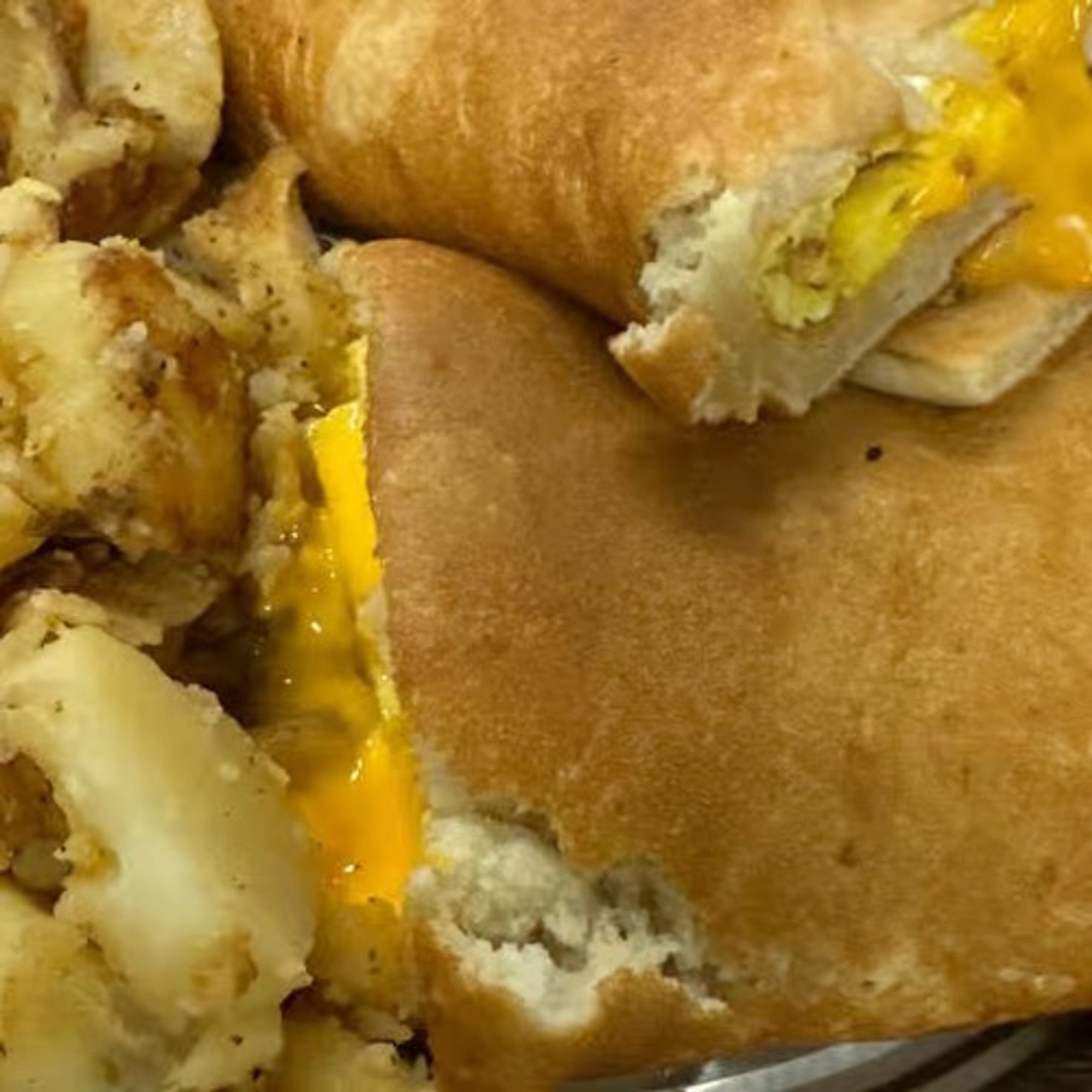 Meat, Egg, and Cheese Wrap