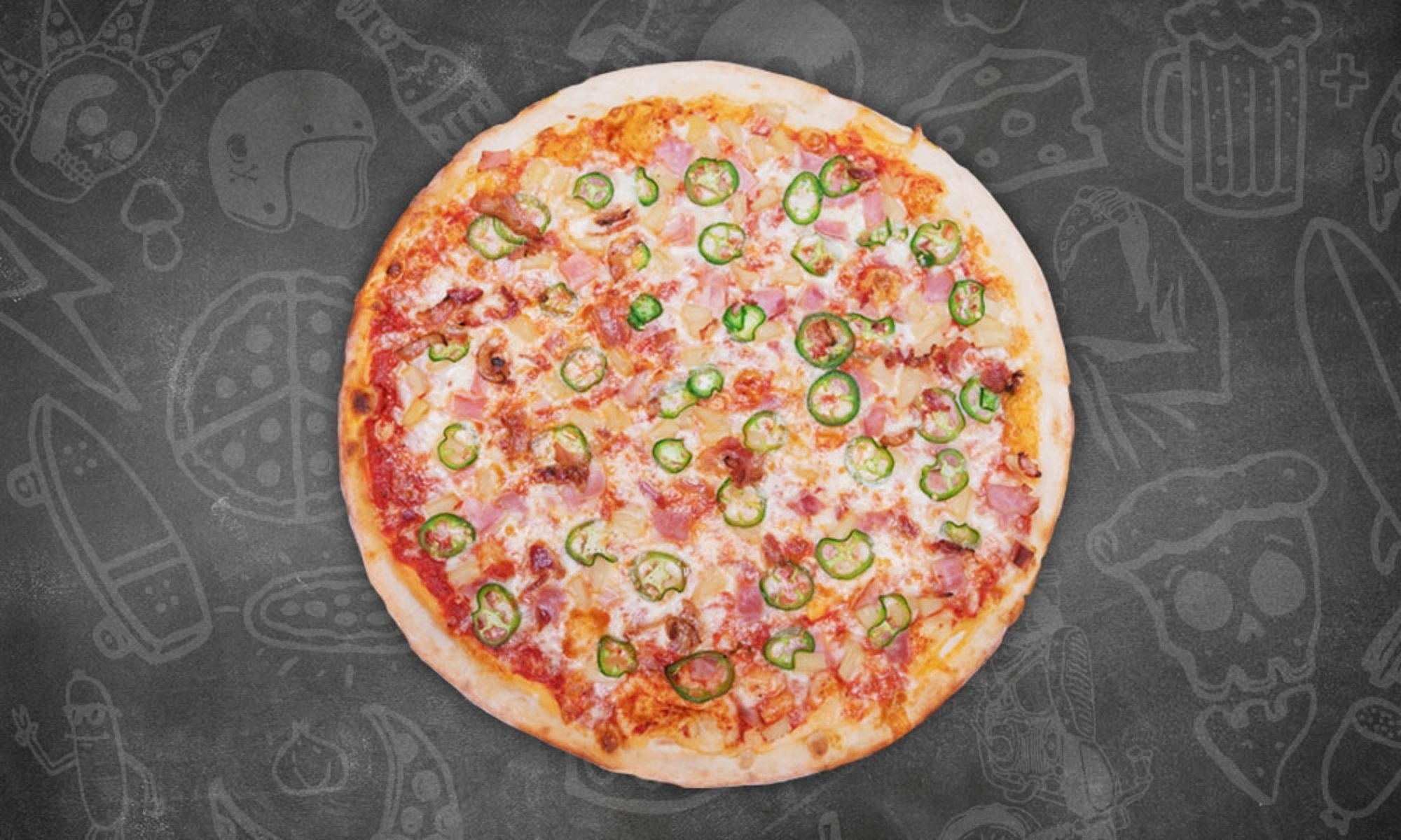 Spicy Hawaiian Whole Pie