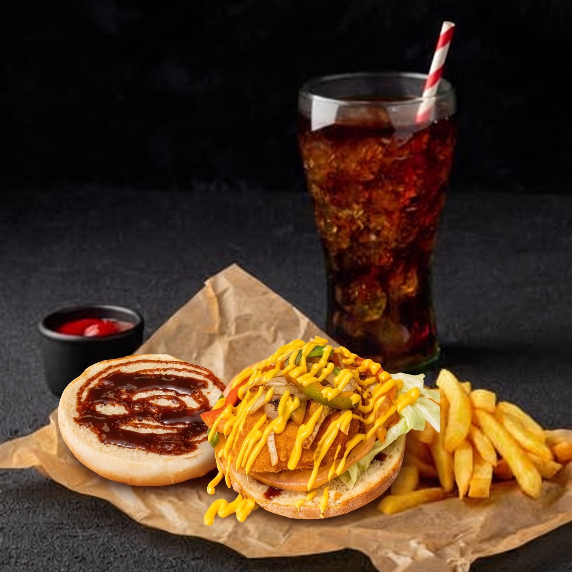 Son of a Bun Combo W Fries/Soda