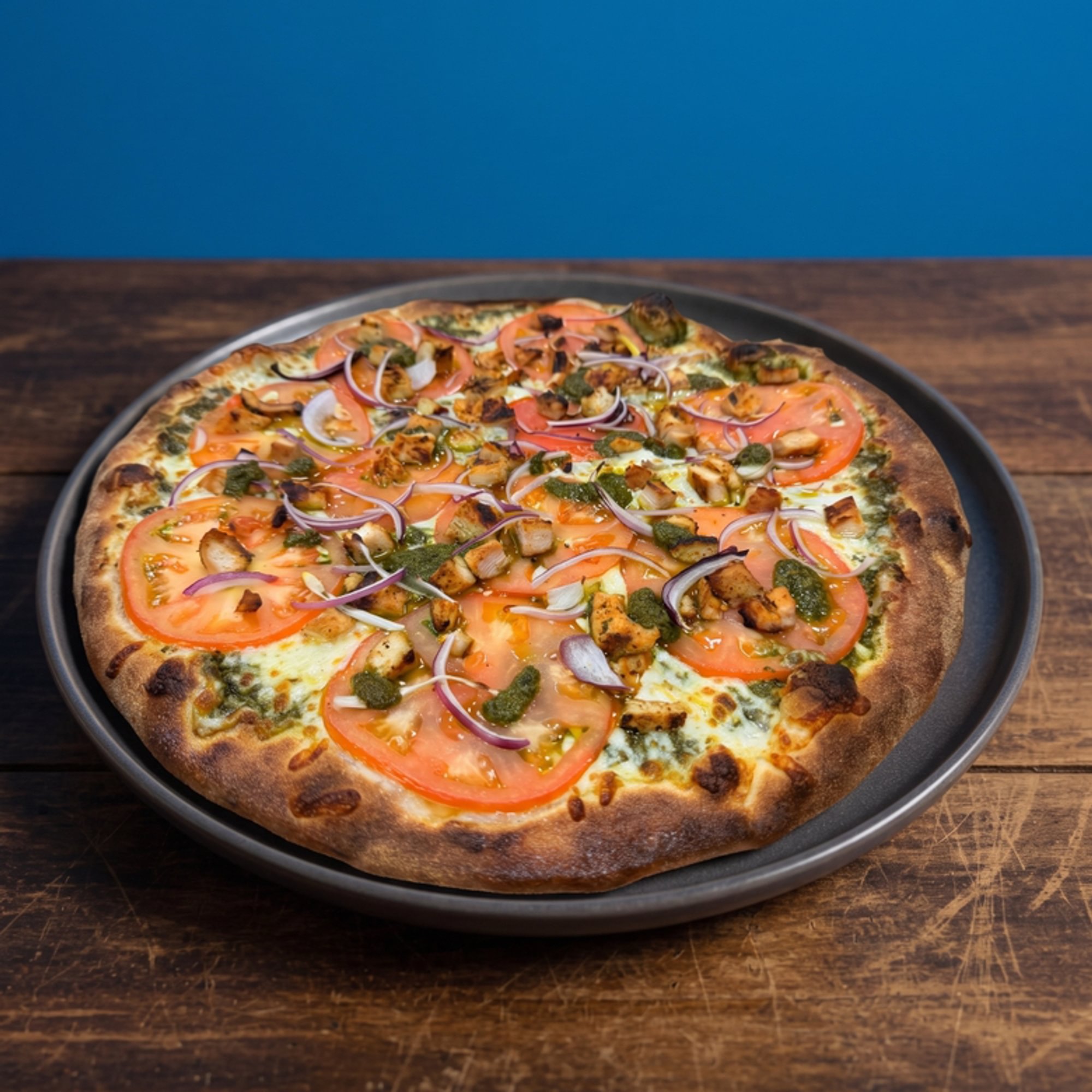 Chicken Pesto Pizza