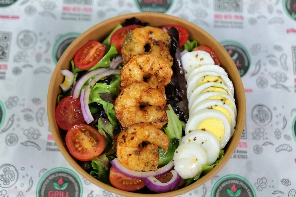 Grilled Shrimp w/ Rice orHouse Salad