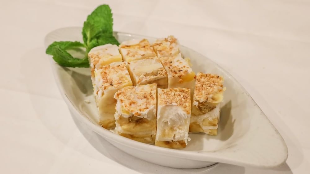 Banana Coconut Ice Cream Cake