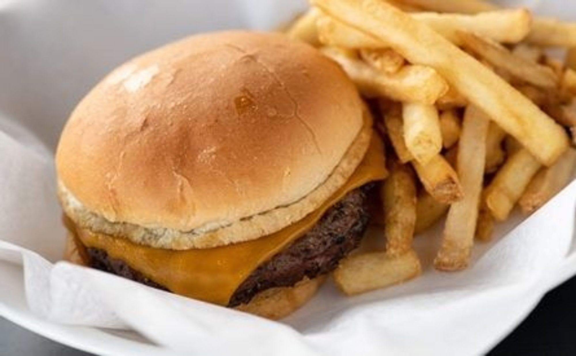 Burger Basket (Cheese & Meat only, Fries, Juice Box)