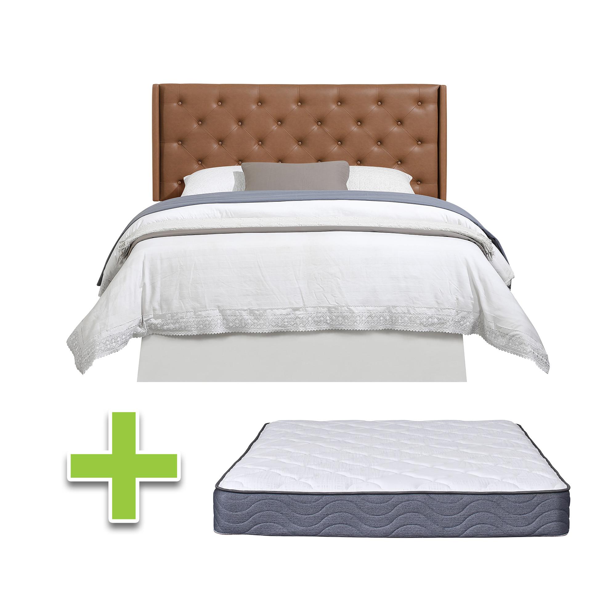 Full Maria Bed w/9.5" Extra Firm Mattress & 9" Foundation