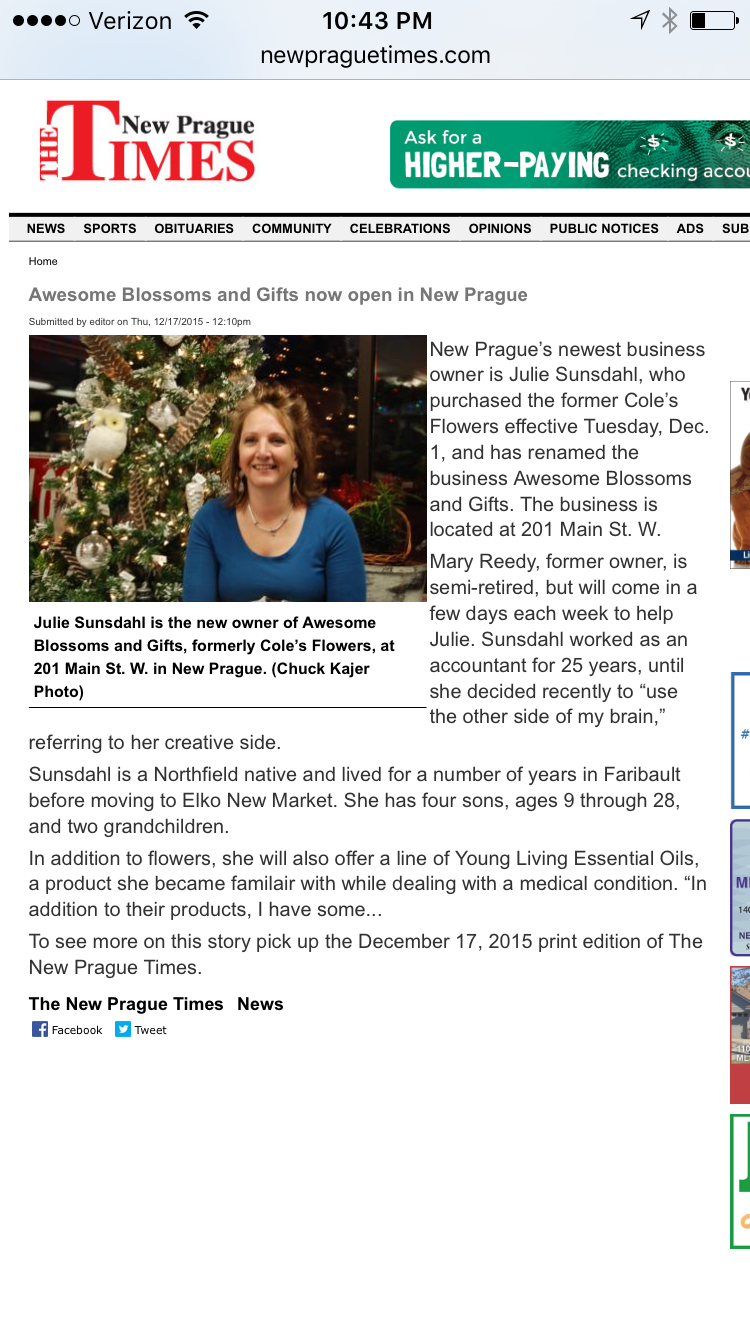 Awesome Blossoms and Gifts Image