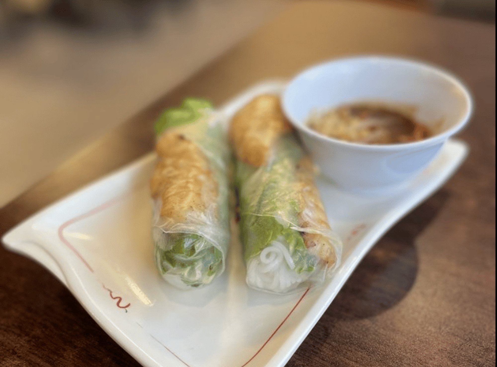 Grilled Shrimp Spring Rolls