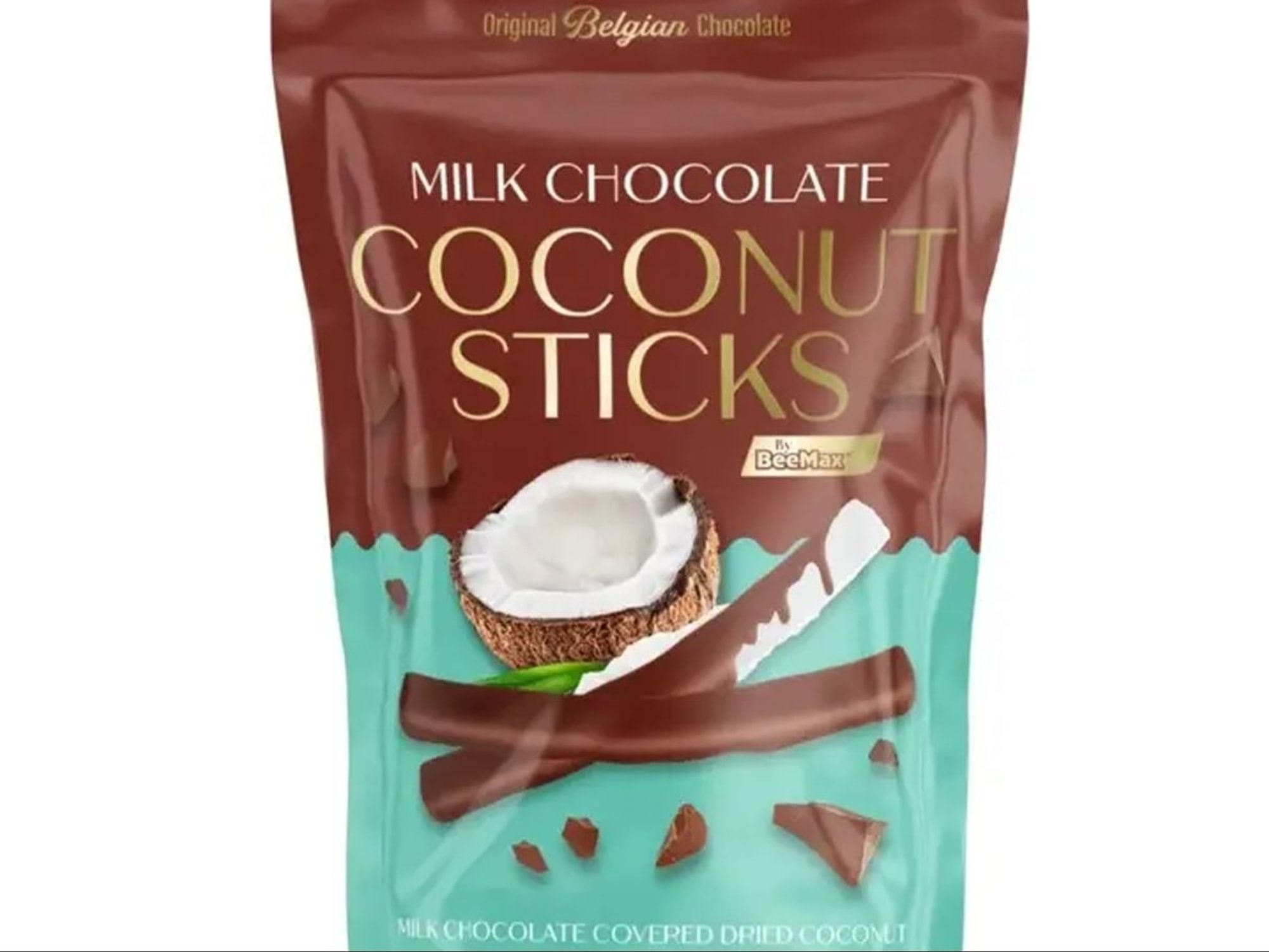 Beemax Milk Chocolate Covered Coconut Sticks 3.5oz - 12ct