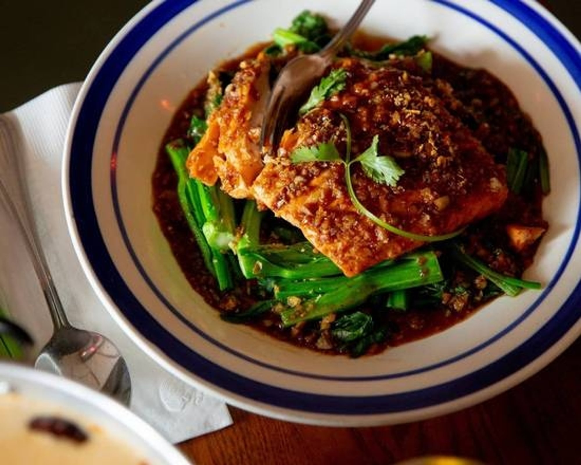 Pla Salmon Yang - Grilled Salmon