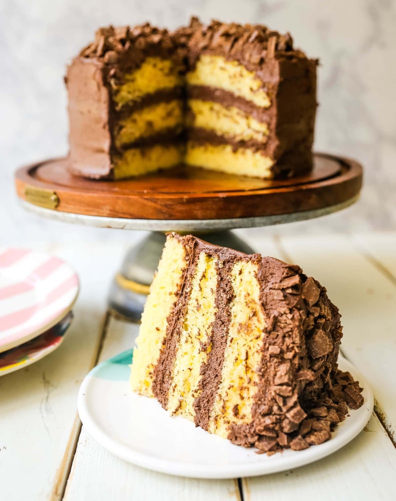Yellow Cake w/Chocolate Buttercream