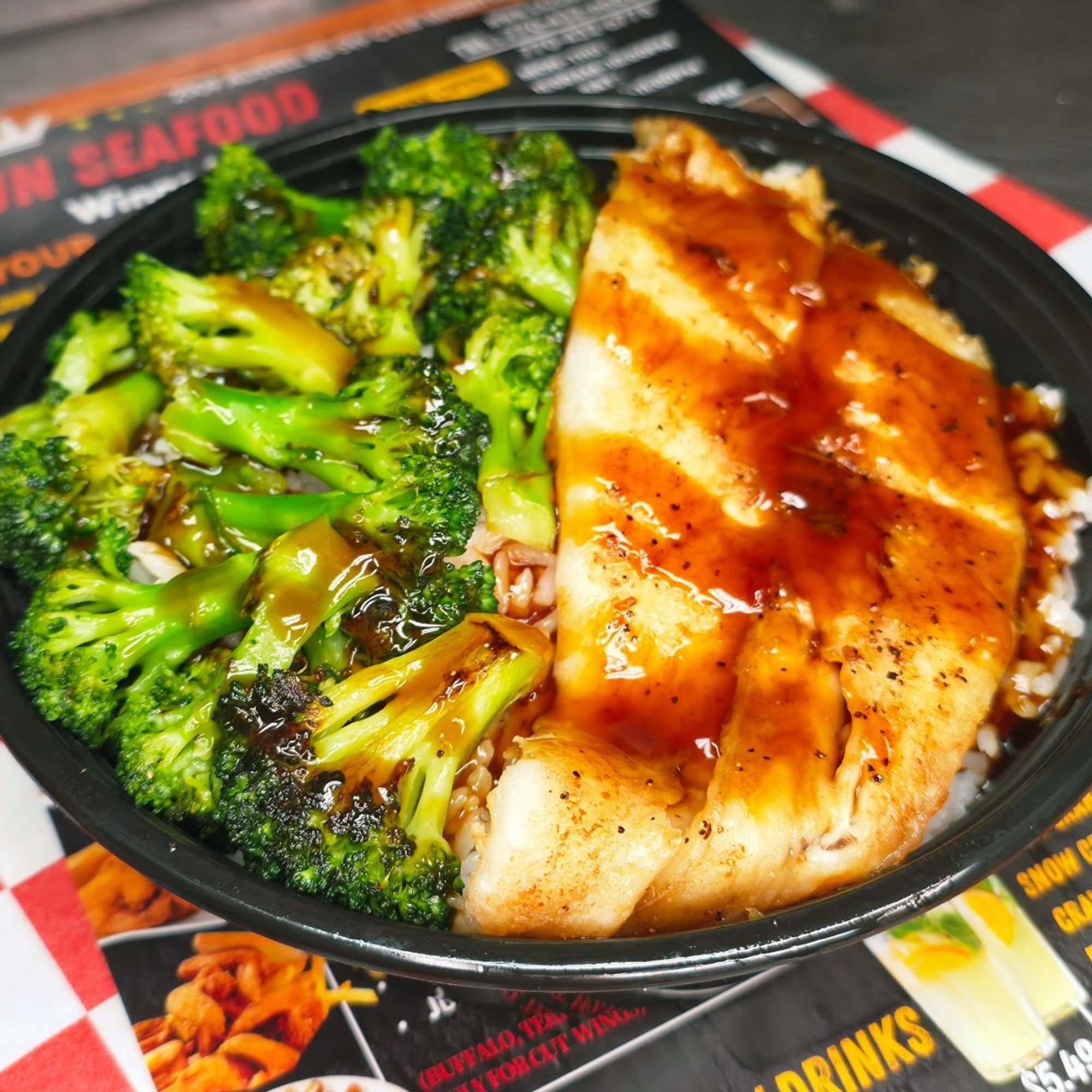 Catfish Teriyaki Bowl