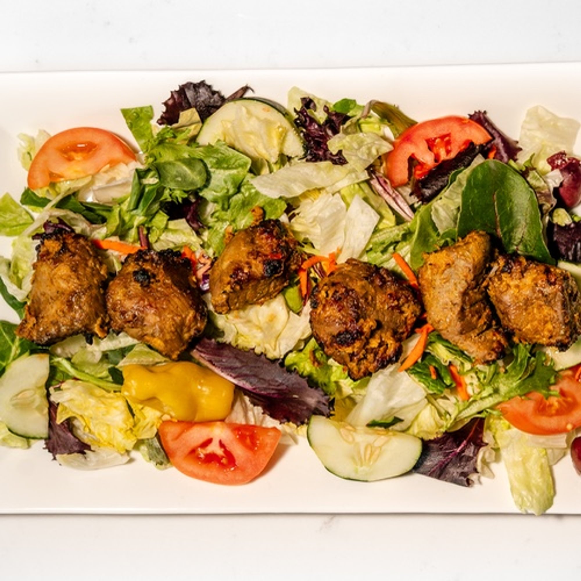 #4 Lamb Kabob Salad