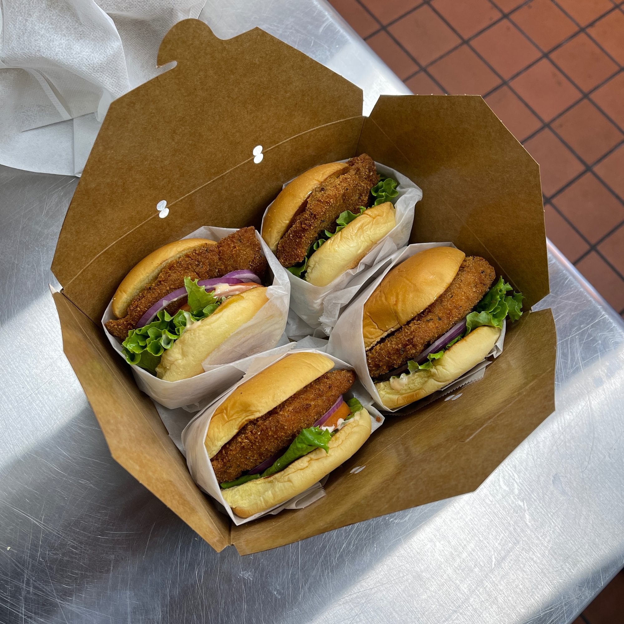 Pack of 4 - Hot Chick Sandwiches