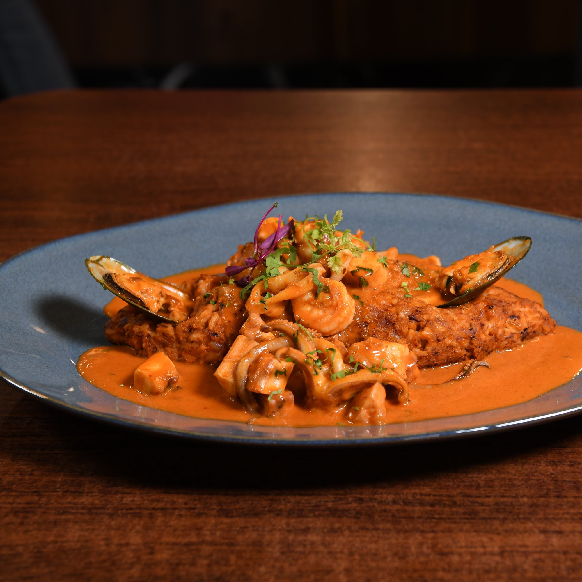 Tacutacu de Mariscos
