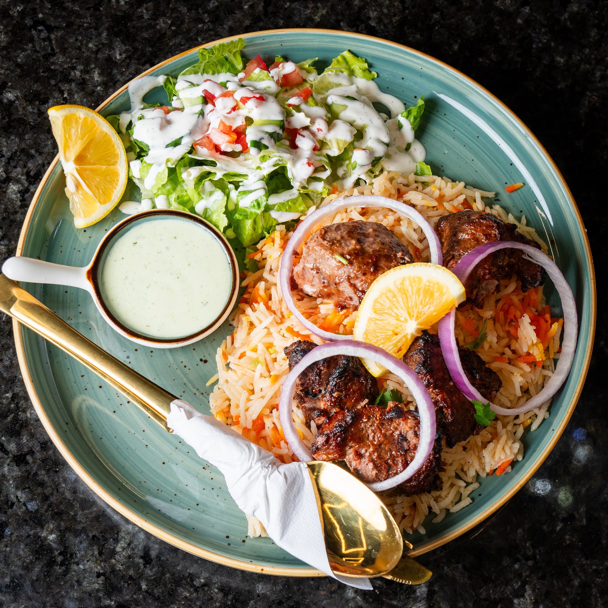 Lamb Kabob Entree