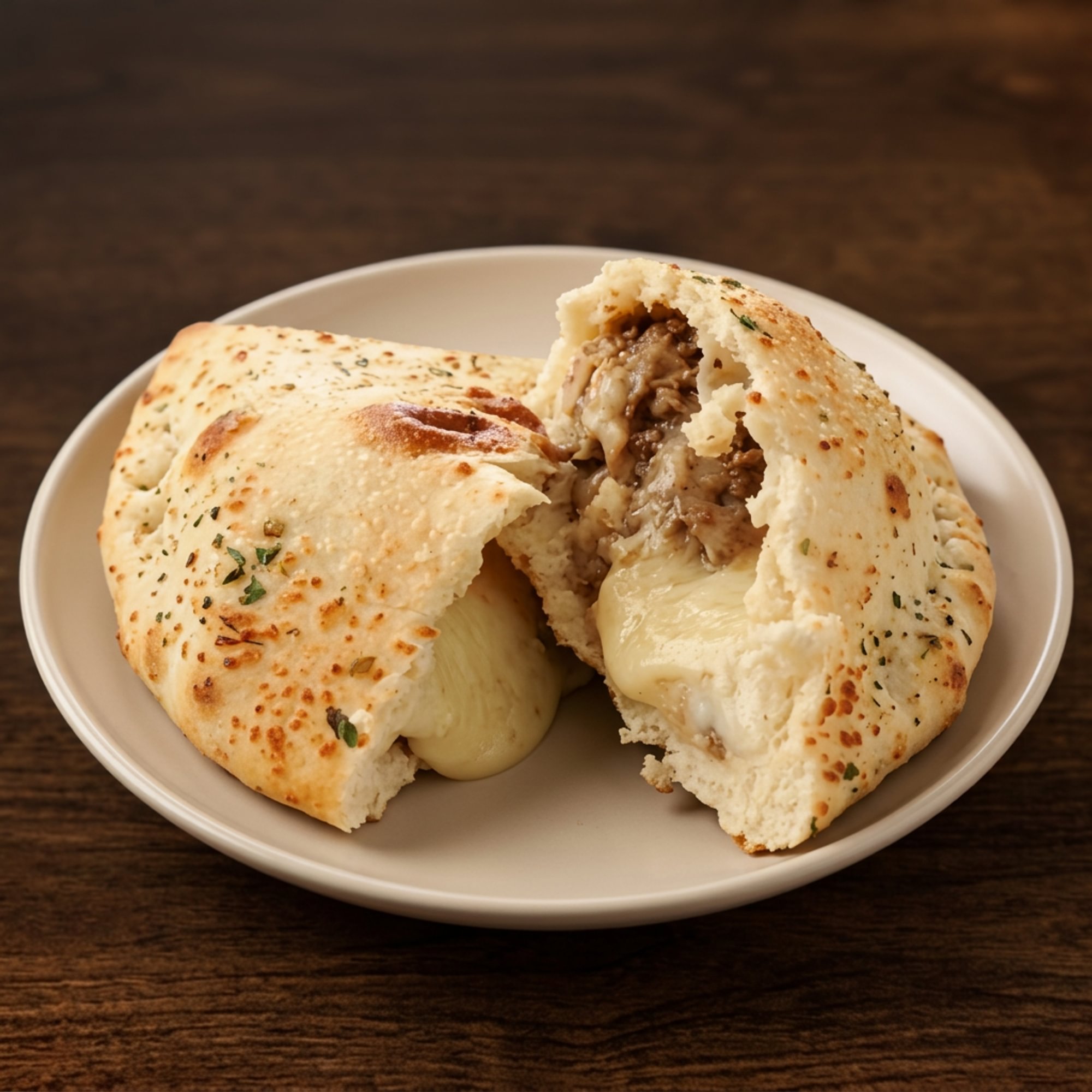 Steak and Cheese Calzone