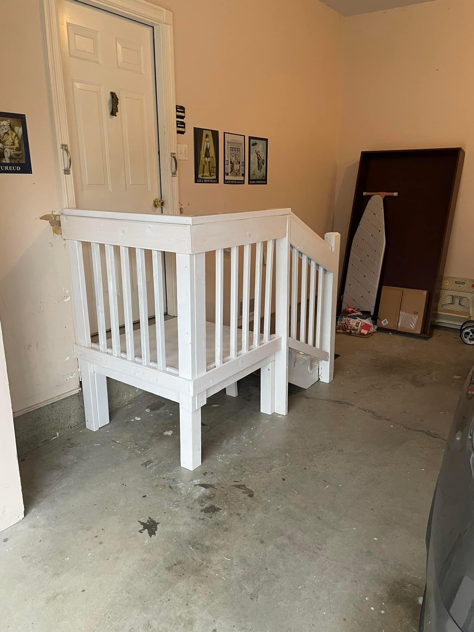 Garage stairs in New Albany Indiana