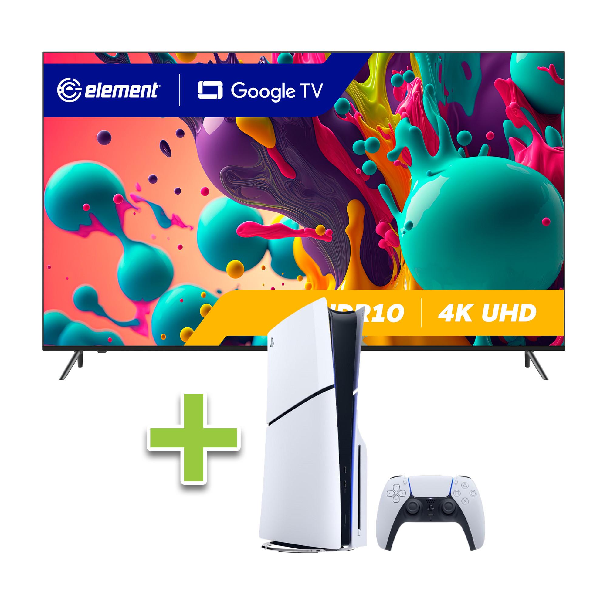 75" Element Frameless Google TV & Playstation 5