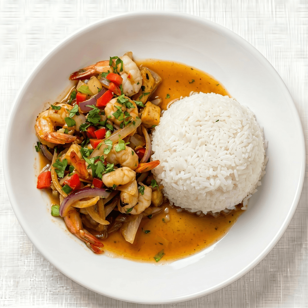 Saltado De Camarones