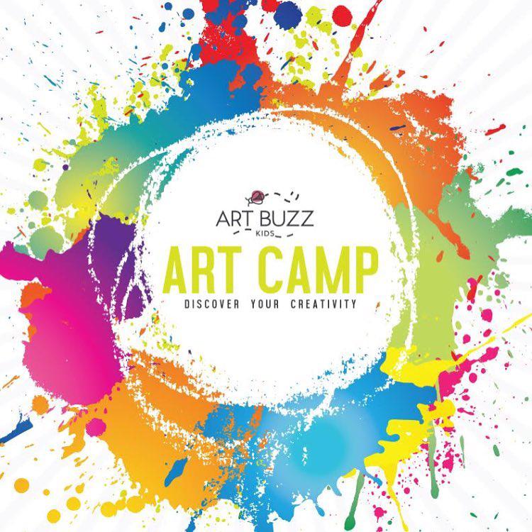 Art Buzz Kids Art Camp coming soon at Wine & Design in Fayetteville, NC.