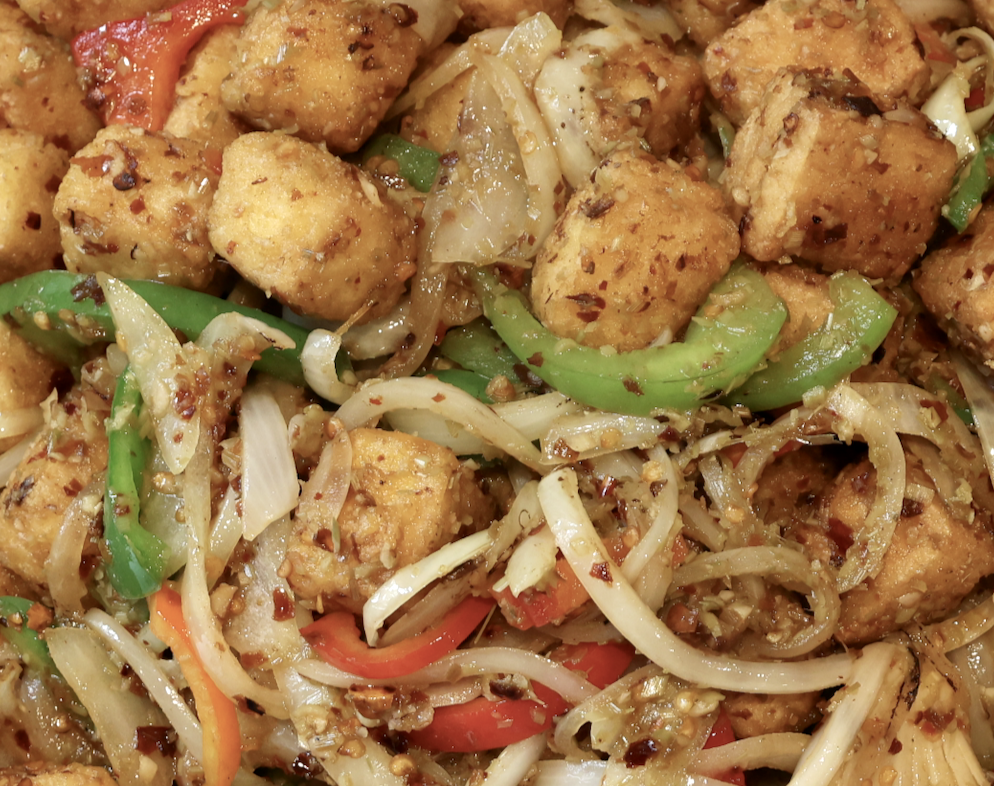 Crispy Spicy Lemongrass Tofu