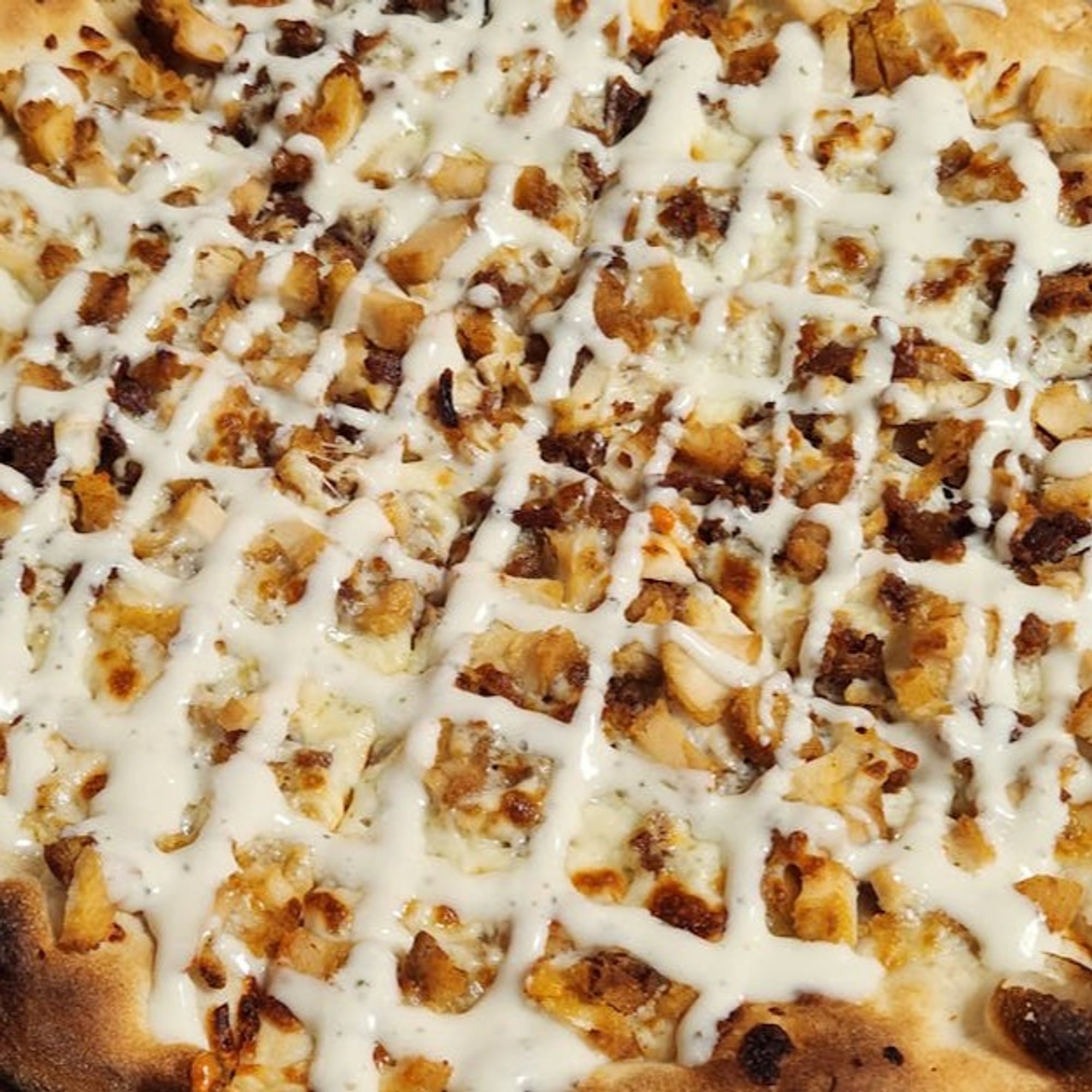 Chicken Bacon Ranch Pizza