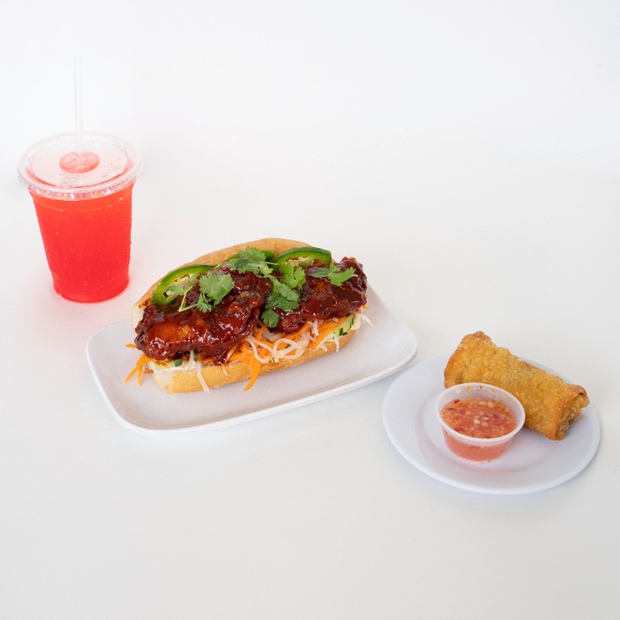 Spicy Gochu Chicken Banh Mi