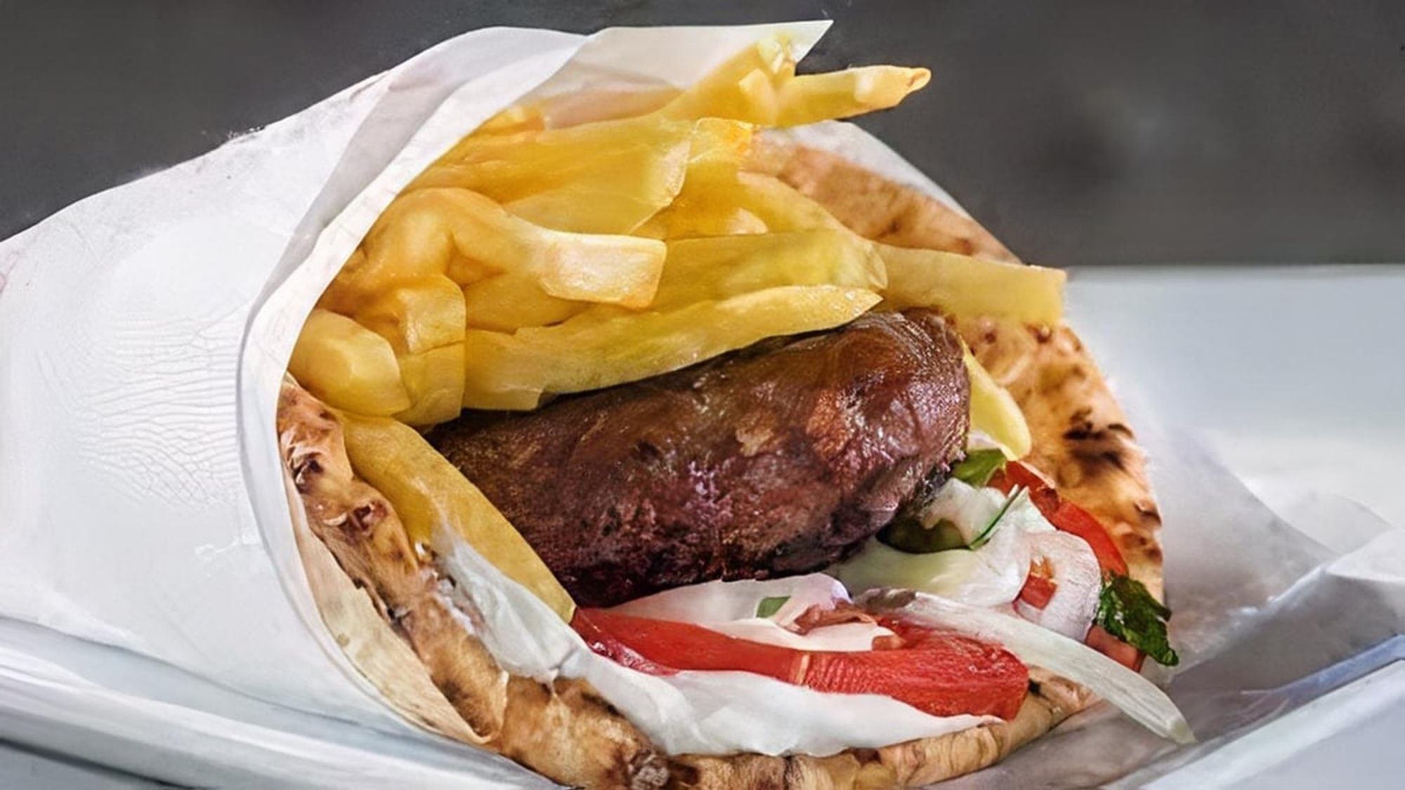 Beef Bifteki Gyro