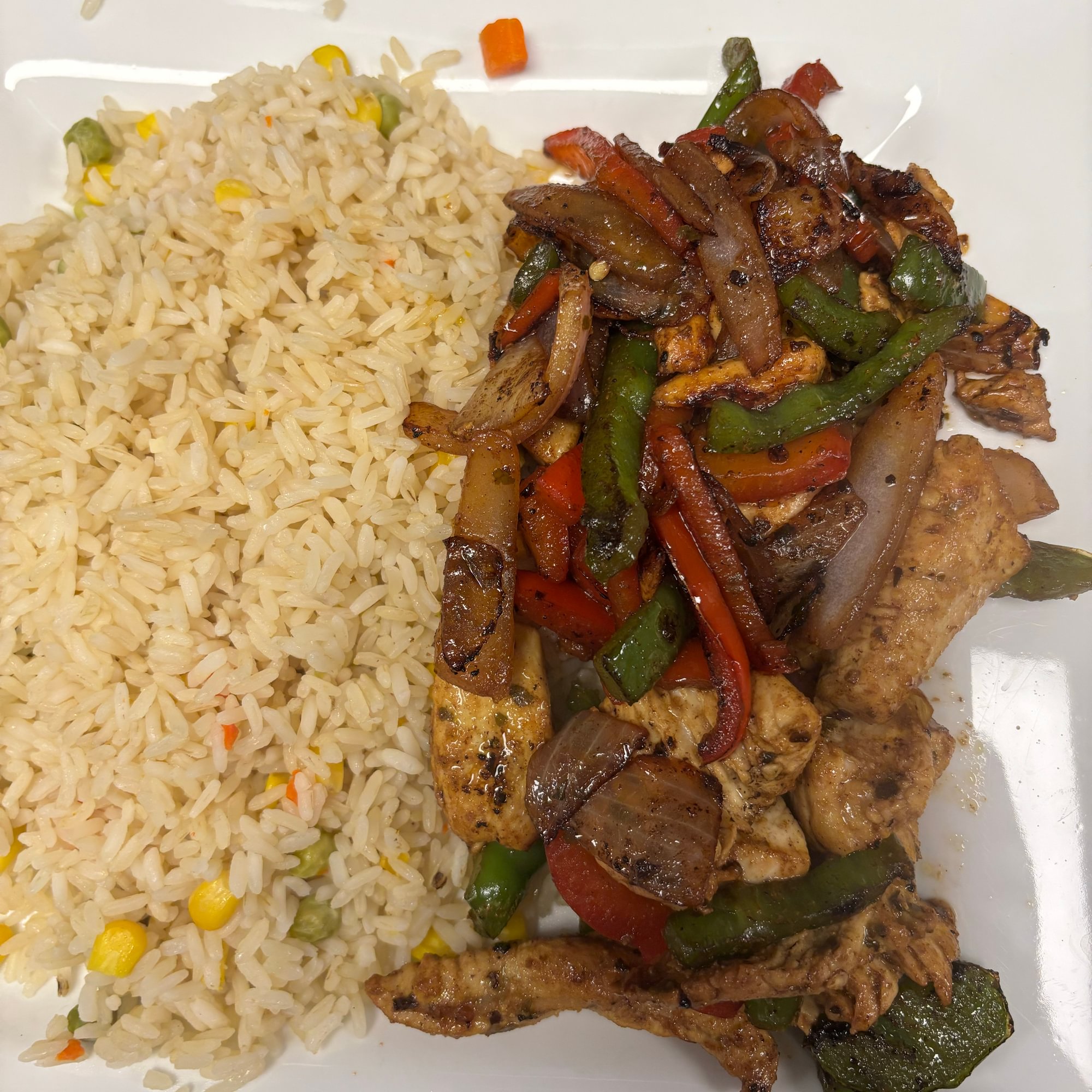 Chicken Kebab plated