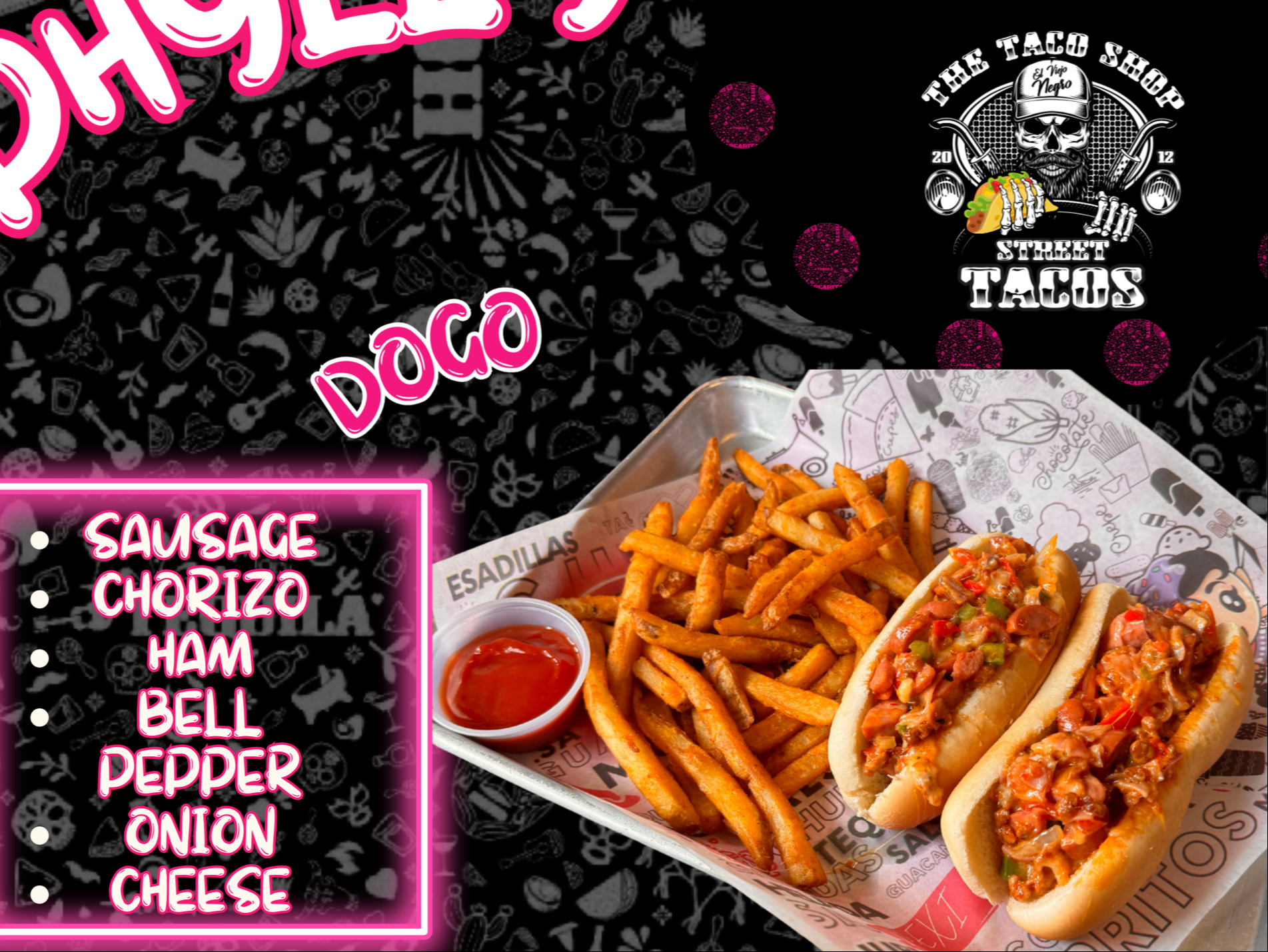 Philly Dogo Combo (2) with Fries