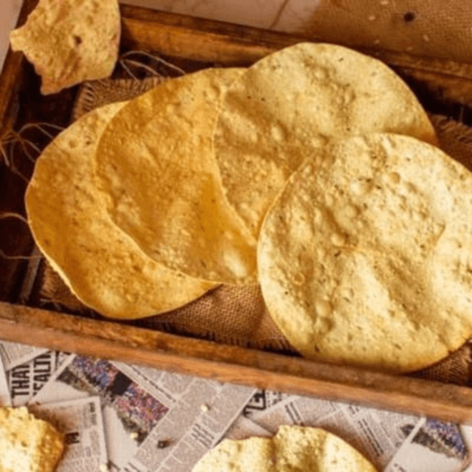 Papadam | Lentil Wafers (Gluten-free)