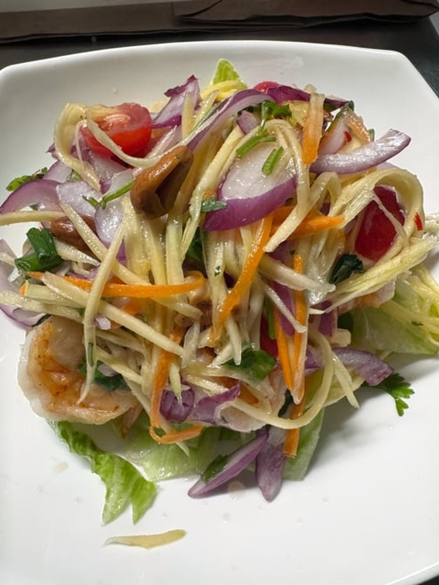 Mango Shrimp Salad