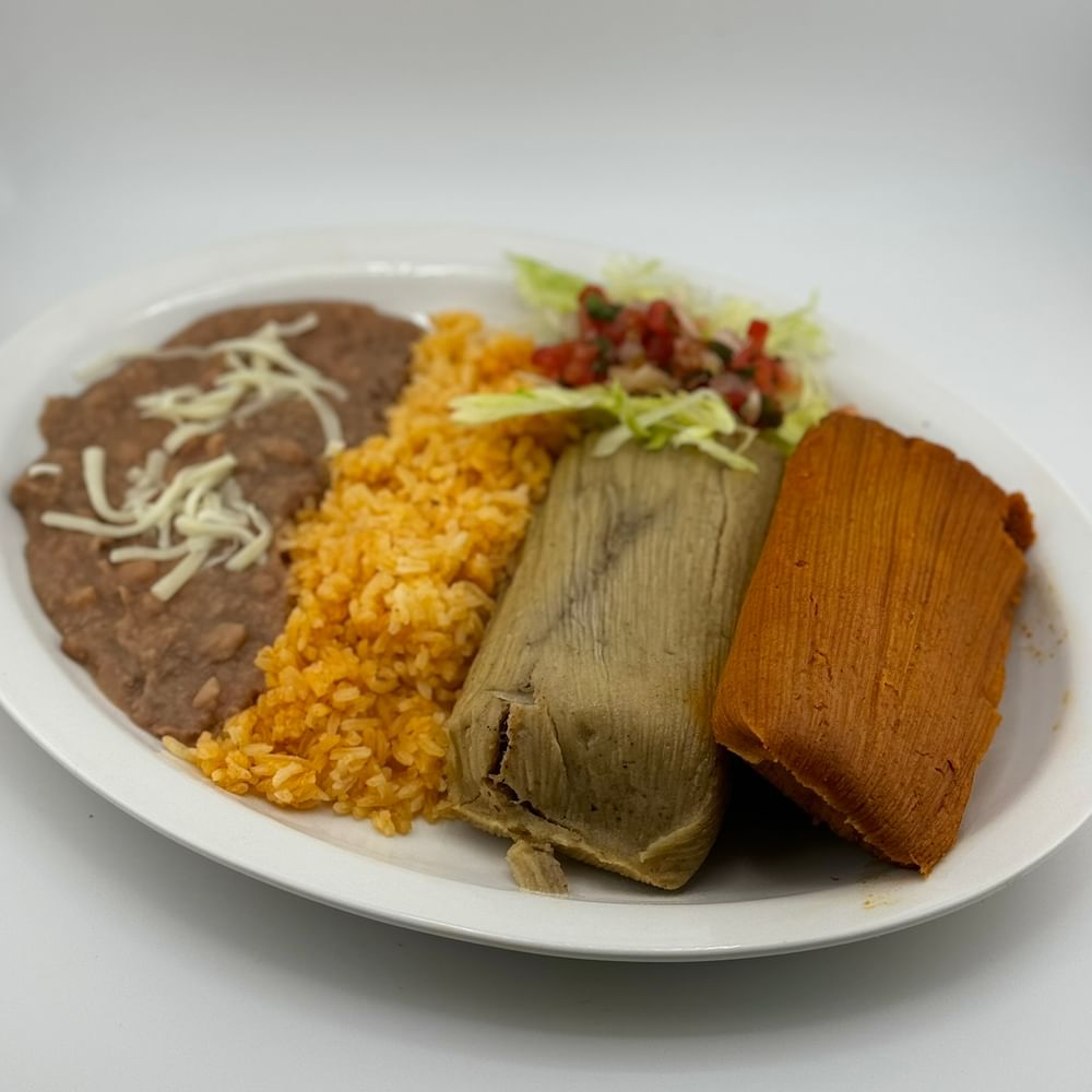 2 Tamales Plate